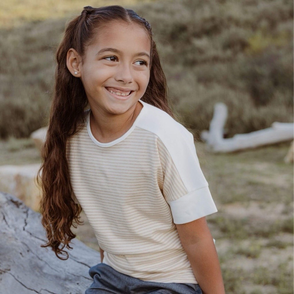 Firebird Girls Youth Dropped Shoulder Striped Tee Size 5T ($57)